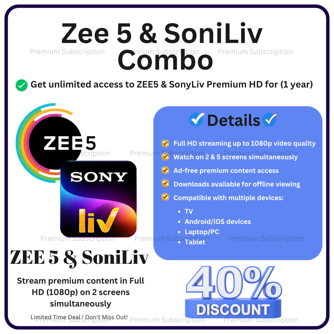Zee5 & SonyLiv